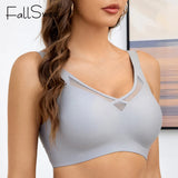 Wireless Seamless Bra for Women – Comfortable Lightly Lined Bralette with Removable Pads (Sizes L-3XL)
