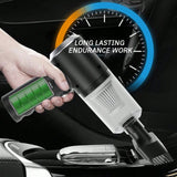 3-in-1 Mini Vacuum Cleaner with Suction & Blower – USB Rechargeable for Car & Home Use