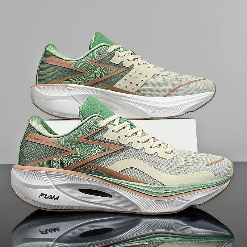 Unisex Breathable Running Shoes with Cushioning & Height Boost – Lightweight Athletic Trainers for Concrete Surfaces