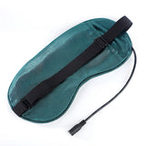 USB Heated & Cooling Eye Mask with Temperature Control – Lavender Silk Sleep Mask