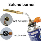 Portable Butane Flame Torch - Adjustable Camping & BBQ Flamethrower with Gas Control
