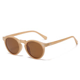Classic Round Polarized Sunglasses – UV400 Protection & Stylish Mirror Lenses