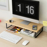 Adjustable Computer Monitor Stand – Ergonomic Desktop Riser for Office & Home Organization