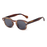 Vintage Shell Round Sunglasses – Retro Fashion Shades for Men & Women (UV400 Protection)