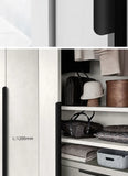 Invisible Cabinet Handles – Modern Aluminum Edge-Wrapped Pulls for Wardrobes & Drawers