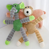 Indestructible Squeaky Plush Dog Toy - Durable Chew Toy for Large Dogs with Dental Benefits