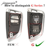 Durable 4-Button BMW Key Fob Shell Replacement for G Series Models