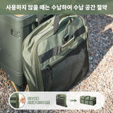 Foldable Towing Wheel Bag – Large-Capacity Portable Travel & Camping Storage