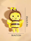 Bee-Shaped Plush Dog Toy – Interactive Chew & Dental Cleaning Toy