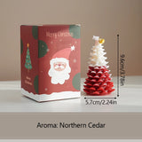 Christmas Tree Scented Candle – Festive Soy Wax Aromatherapy Candle for Holiday Décor & Gifts