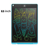 6.5" LCD Writing Tablet - Reusable Drawing Board for Kids & Students