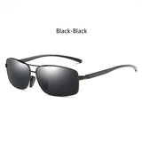 Men’s Polarized Sunglasses – UV400 Protection & Classic Rectangular Design