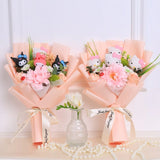 Hello Kitty Plush Bouquet - Sanrio Flower Doll Gift Set (35cm)