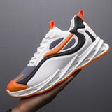 Men’s Breathable Mesh Casual Sneakers – Lightweight, Anti-Odor Lace-Up Walking Shoes
