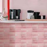 Pegatinas de azulejos de pared 3D despegables y adhesivas: protector contra salpicaduras DIY para cocina y baño