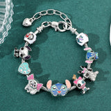 Stitch Enamel Beads Bracelet – DIY Anime Jewelry for Women & Girls