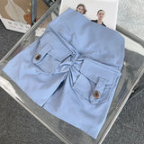Women's High Waist Yoga Shorts with Pockets - Quick-Drying Gym & Running Shorts
