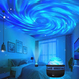 Galaxy Projector Night Light – Starry Sky & Ocean Wave Projection with 7 Colors