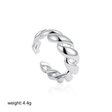 Trendy Stainless Steel Geometric Ring – Fashionable Statement Jewelry for Women