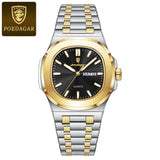 Men's Luxury Military Watch – Stainless Steel, Waterproof, Luminous, Date & Week Display