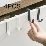 Ganchos multiusos para puertas de armarios: perchero de acero inoxidable para colgar abrigos, toallas, sombreros y más