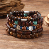 Pulsera unisex de cuero con cierre de aleación de zinc: pulsera de cadena ajustable, informal y deportiva