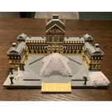Louvre Museum Micro Building Block Set – Iconic Architecture DIY Model for Adults & Teens