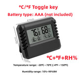 Mini Digital Indoor Thermometer Hygrometer – Accurate Temperature & Humidity Monitor with Air Comfort Indicator