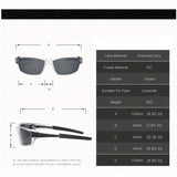 2 pares de gafas de sol deportivas polarizadas para hombres: gafas de visión nocturna livianas para andar en bicicleta, conducir y pescar