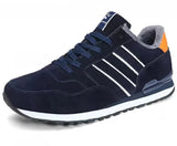 Men’s Breathable Patchwork Mesh Lace‑Up Sneakers – Lightweight Outdoor Running Shoes