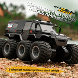 Vehículo todoterreno acrobático RC 8x8: camión de carreras anfibio 8WD con diseño resistente al agua