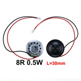 8 Ohm Mini Horn Speaker – Ultra-Thin 0.5W Loudspeaker (20mm-30mm Diameter Options)