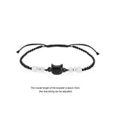 Pulsera de cuerda de resina ajustable: elegante y cómoda para usar todos los días
