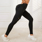Women's High-Waist Seamless Yoga Leggings with Pocket