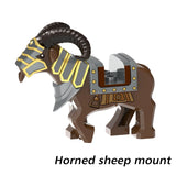 Medieval Knight & Animal Building Block Set - Compatible with Major Brands