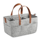 Bolsa para pañales de bebé Organizador Bolsa de soporte portátil Cambiador y caja de almacenamiento de artículos esenciales para la guardería del automóvil Bolsa para pañales Bolsa para pañales de bebé