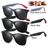 Vintage Square Unisex Sunglasses – Polarized Anti-Glare UV400 Shades for Driving & Fishing