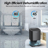 Compact Smart Air Purifier & Dehumidifier for Home, Office, and Kitchen – Quiet, Portable, and Energy-Efficient