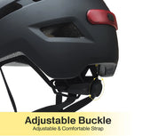 USB Rechargeable Bike Helmet with LED Tail Light - Lightweight MTB/Road Cycling Helmet