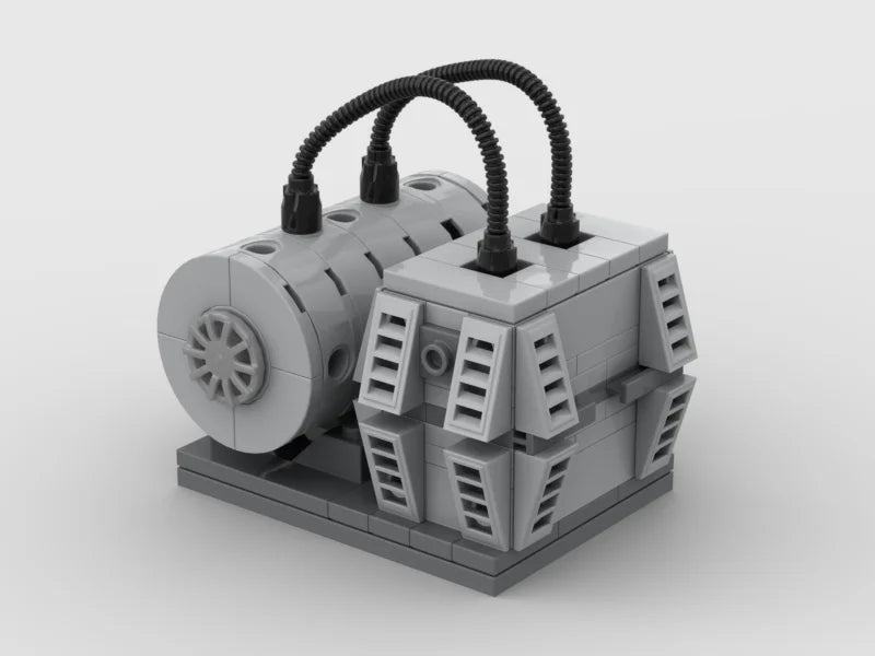 Futuristic Spaceship Building Blocks – Sci-Fi Weapon Module DIY Kit