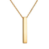 Personalized Engraved Name Necklace – Custom Stainless Steel Pendant for Men & Women
