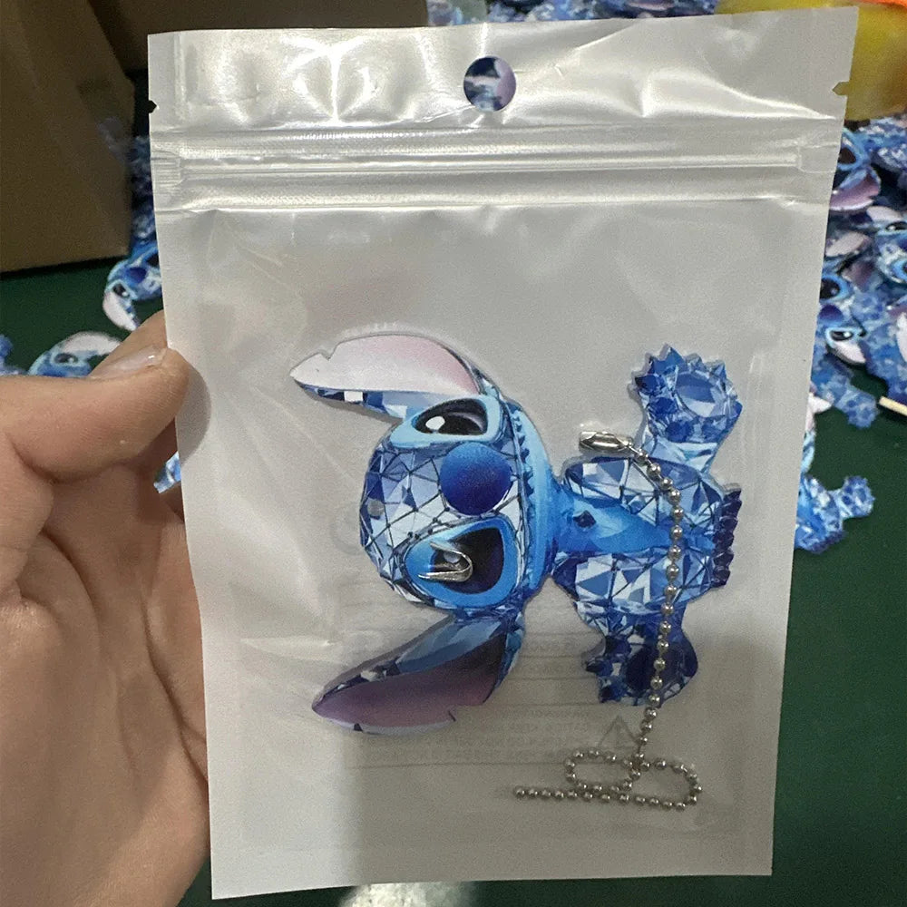 Stitch 2D Acrylic Toy Pendant – Cute Collectible Keychain Model