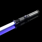 RGB Metal Lightsaber - 16-Color Changing LED Laser Sword with Sound Effects