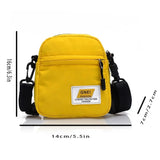 Cute Canvas Crossbody Bag New Mini Simple Shoulder Bag Messenger Bag Phone Bag For Women Men Girls Boy Japanese Styles Handbag