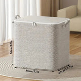 Large Capacity Storage Bags – Zippered Non-Woven Organizers for Clothes & Toys