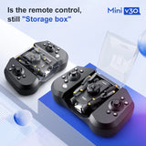 V30 Mini Drone with 4K Dual Camera – Foldable FPV RC Quadcopter with Obstacle Avoidance