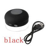 Waterproof Bluetooth Shower Speaker with Built-in Mic and Suction Cup