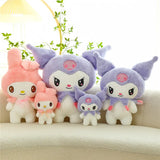 Sanrio Kuromi & My Melody Plush Pillow – Cute Kawaii Plush Toy & Decor