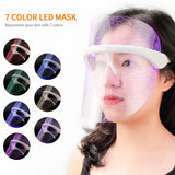 7-Color LED Photon Therapy Face Mask for Skin Rejuvenation, Acne Treatment, and Anti-Aging