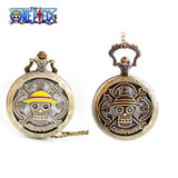 One Piece Anime Pocket Watch - Vintage Bronze Collectible Timepiece